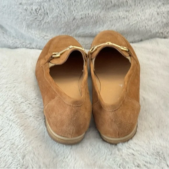 Nero Giardini suede bit flat loafers tan size 8 (38) - Picture 4 of 7